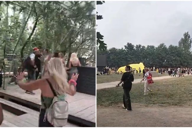 VIDEO Pana de curent la Electric Castle Practic intreg festivalul a ramas fara electricitate dar scena principala inca functioneaza pe generator Agitatie
