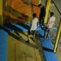 VIDEO Trei clujeni au intrat noaptea intr o firma pentru a se distra pe trambuline Au fugit repede cand a venit politia E ultimul avertisment