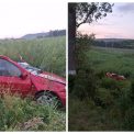 accident grav in cluj un sofer a aterizat inexplicabil cu masina in mijlocul unui camp si a ramas incarcerat