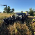 accident grav la o trecere de nivel cu calea ferata un tren de pasageri a lovit o masina iar soferul este resuscitat