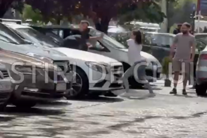EXCLUSIV VIDEO. Poliția Cluj s-a sesizat de sine stătător după ce Știri de Cluj a publicat imaginile cu altercația din Sigma Center, unde s-au folosit bâte, pumni și picioare.
