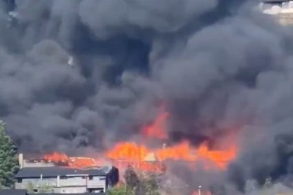 Incendiu în Norvegia: Peste 100 de case au fost devastate de flăcări