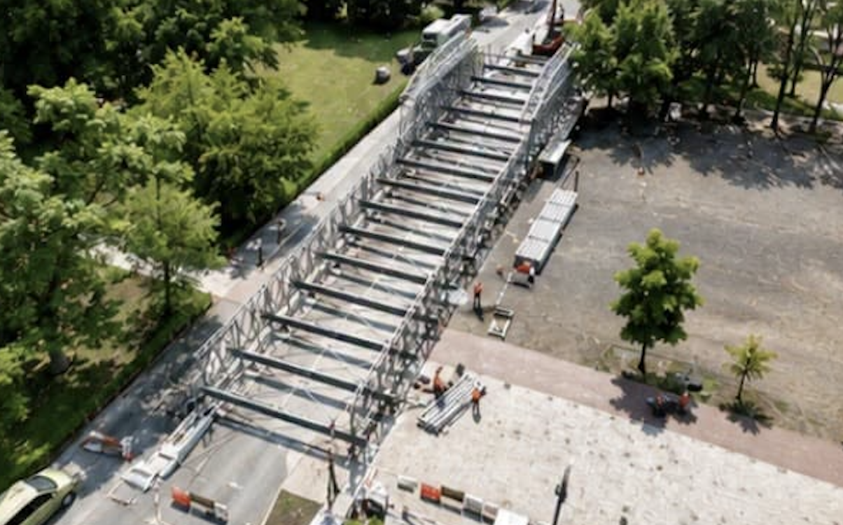 informatii esentiale pentru clujeni podul provizoriu de la garibaldi este gata pentru instalare aflati ce se va intampla cu traficul pe somesul mic in zilele urmatoare