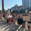 val de proteste in ucraina dupa demiterea ministrului apararii manifestantii ii cer lui zelenski sa retraga decizia
