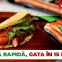 video wrap cu carnati la gratar crema de branza si mustar