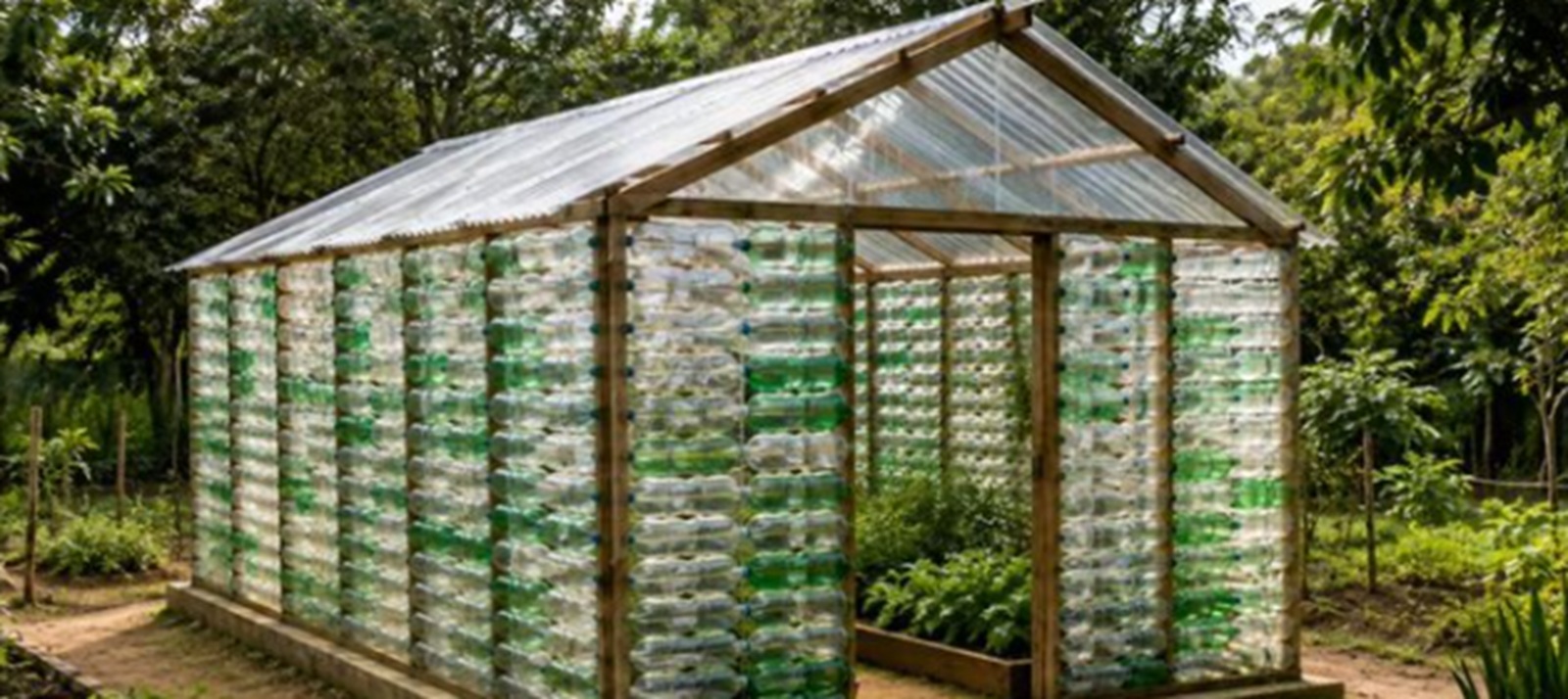 2 000 de sticle de plastic au fost transformate intr o sera Proiectul inedit al unei scoli