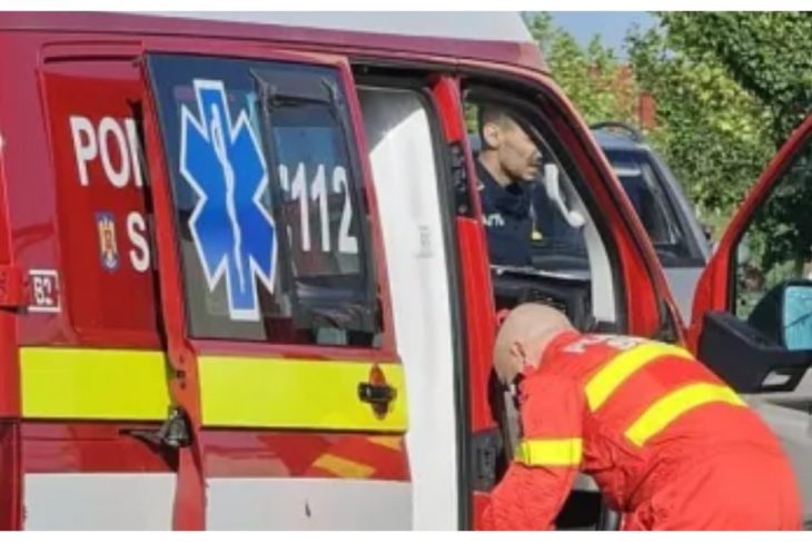Accident pe autostrada A3 in Cluj intre un microbuz cu 9 pasageri si un camion Patru persoane au avut nevoie de ingrijiri medicale