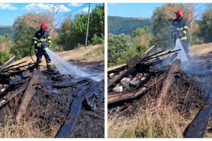 Alertă în Cluj! Incendiu la un atelier de prelucrare a lemnului. Pompierii au acționat de urgență.