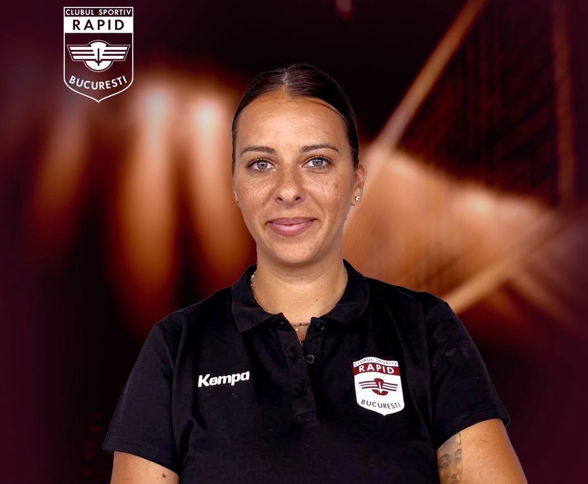 Alice Kapelovies incepe o noua aventura la Rapid Bucuresti dupa ce s a retras din cariera de jucatoare de volei
