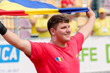 Atletul român Ștefan Ciobanu, pe locul 8 în finala probei de aruncare a greutății la Campionatul Mondial U20