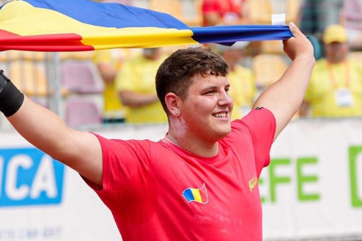 Atletul roman Stefan Ciobanu pe locul 8 in finala probei de aruncare a greutatii la Campionatul Mondial U20