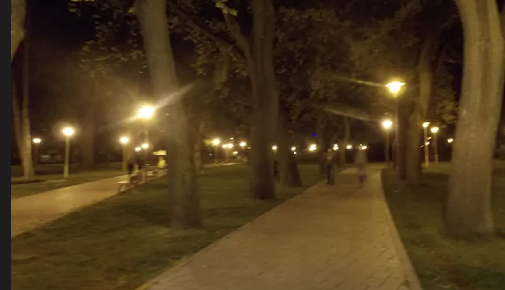 Cosmarul de pe strada Dunariei din Cluj Napoca parc plin de cioburi banci acoperite cu ulei si tineri care consuma alcool si tipar in fiecare seara Vecinii cer interventia politiei
