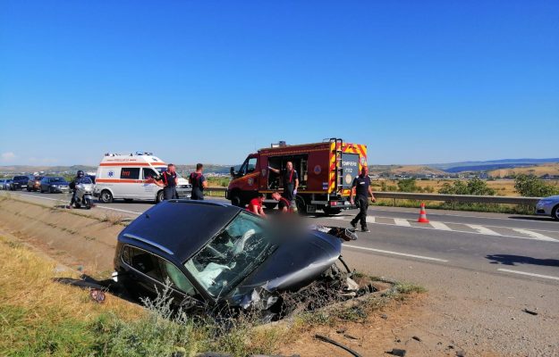 Cum s a produs accidentul grav la intrarea in Cluj dinspre Apahida Soferita a izbit un cap de pod Ea si trei copii mici se afla in stare critica