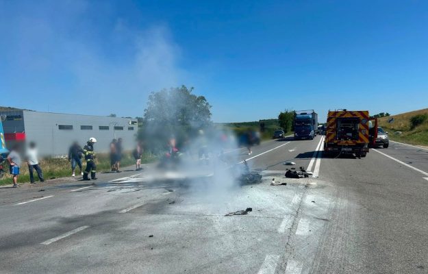 Cum s a produs tragedia de la Cluj Soferul camionului ar fi virat la stanga fara sa i acorde prioritate motociclistului