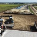 Cum se prezinta din drona cel mai recent tronson al Autostrazii A0 Este finalizat in proportie de 915 Inaugurarea este programata pentru sfarsitul