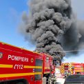 Incendiu pe Autostrada A3 Bucuresti Brasov Trafic oprit spre Brasov in apropierea Moara Vlasiei