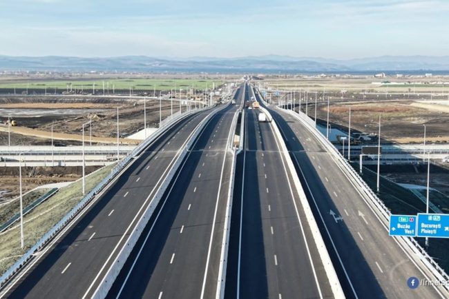 Masina pe contrasens pe Autostrada Moldovei La volan se afla un sofer in varsta de 86 de ani