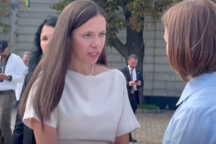 Mirabela Grădinaru, prezentă la Kiev de Ziua Independenței Ucrainei, s-a întâlnit cu Maia Sandu.