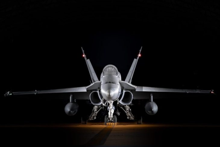NATO Drona doborita in Galati de avioanele F 18 spaniole pare a fi de origine ruseasca Imagini din timpul misiunii au fost difuzate