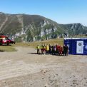 O femeie a fost salvata cu elicopterul din Muntii Bucegi dupa ce a suferit un traumatism la umar