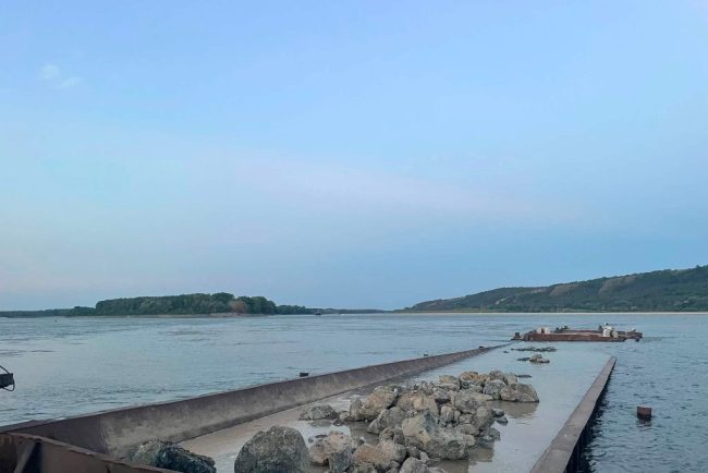 O parte dintre cabluri s au rupt Momentele de tensiune in timpul scufundarii celor patru barje care au salvat Reactorul 2 de la Cernavoda