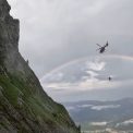 Operatiune remarcabila pe cel mai inalt perete stancos din Romania Doi turisti germani salvati