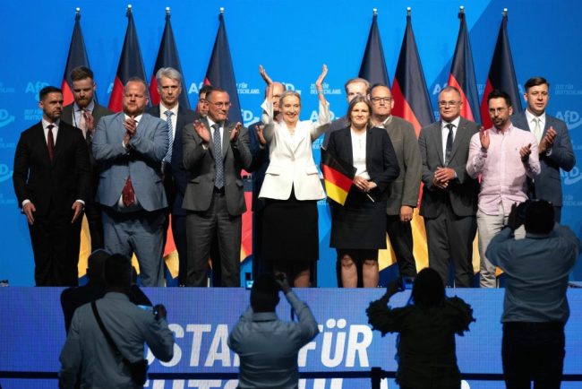 Partidul care conduce in sondajele din Germania ar putea fi interzis Peste o mie de juristi cer initierea procedurii impotriva AfD