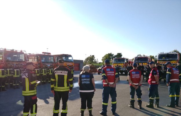 Pompierii romani pregatiti sa intervina in Grecia Prima zi a misiunii