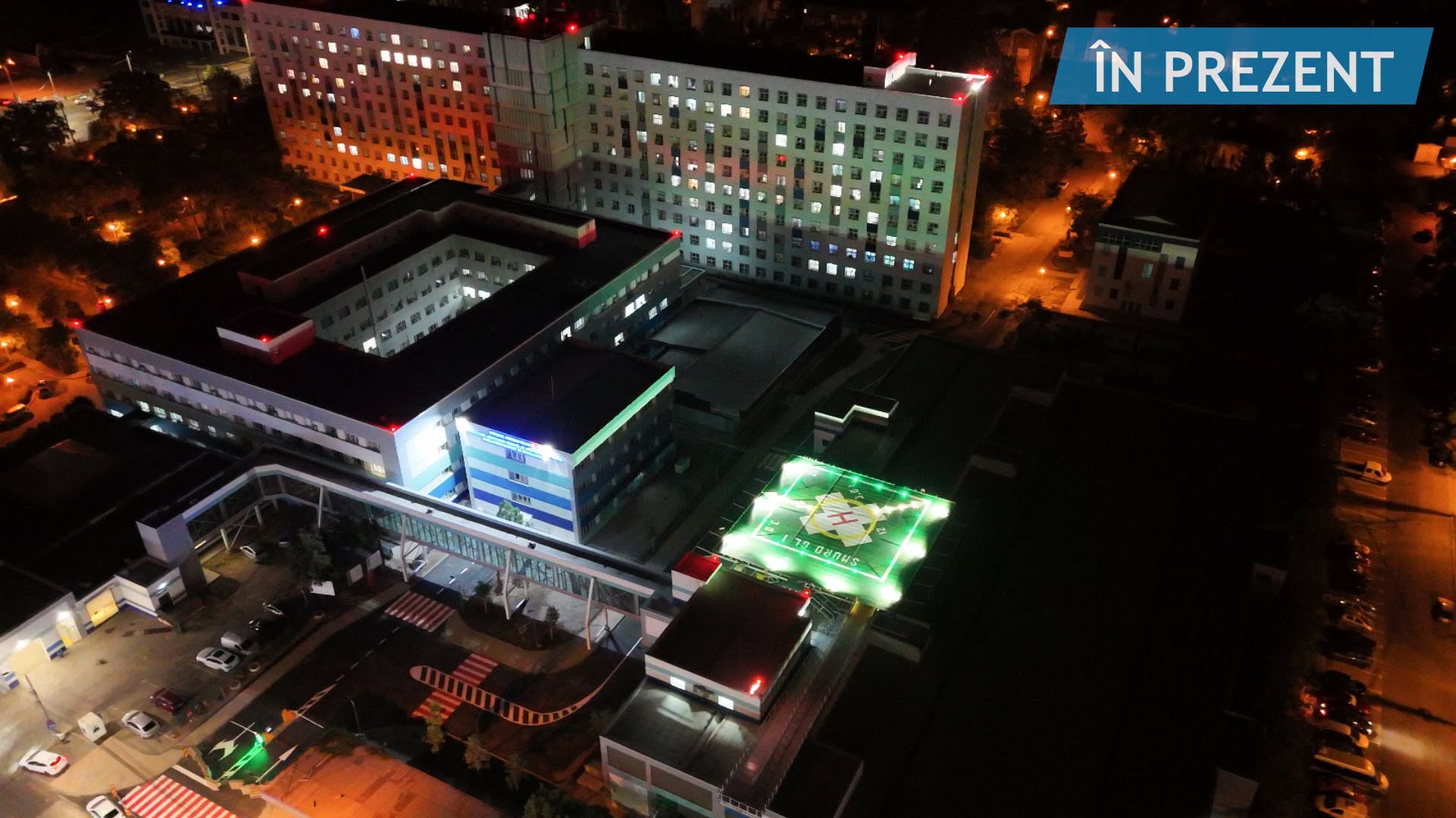 Preamira nationala Unul dintre cele mai mari spitale din Romania are o parcare supraetajata cu heliport lifturi exterioare si pasarela