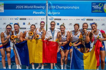 România, campioană mondială la Campionatul Mondial Under19 de canotaj