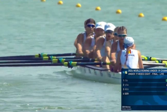 Romania incheie Campionatul Mondial U19 de canotaj cu sase medalii Argint obtinut in ultima cursa de la Plovdiv Echipa de fete 8 1 devine campioana mondiala