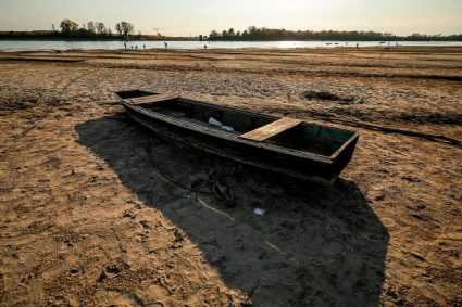 Scăderea nivelului Dunării scoate la iveală unul dintre cele mai lungi poduri din Antichitate, situat la granița dintre Bulgaria și România.