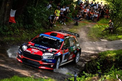 Simone Tempestini, cel mai rapid în calificările raliului Barum Czech, etapa a cincea a Campionatului European.