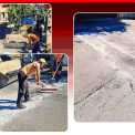 Un clujean si a construit un limitator de viteza pe strada dar autoritatiile l au demolat iar politia il cauta pe cel responsabil
