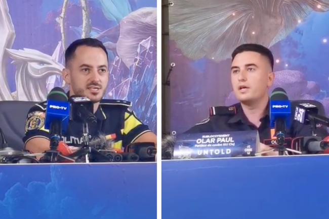 VIDEO Dispozitiv impresionant la UNTOLD Politisti din 12 judee caini antidrog 8 ambulane SMURD si 3 autospeciale Avertisment pentru participantii la festival