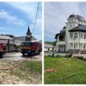 VIDEO Manastirea Casiel cu o istorie de peste 200 de ani a fost din nou afectata de un incendiu Flacarle au fost la un pas sa o distruga astazi