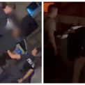 VIDEO Scene socante in Cluj Napoca Doi barbati au amenintat trecatorii si au vandalizat un autoturism Politia i a retinut pe cei doi