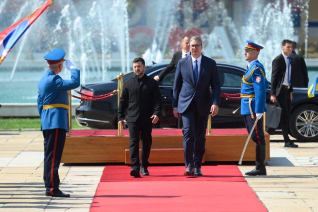 Vucic si Zelenski isi doresc sa consolideze relationile economice dintre Serbia si Ucraina