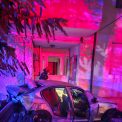 accident grav in piatra neamt o masina a izbit scara unui bloc iar trei persoane au fost duse la spital