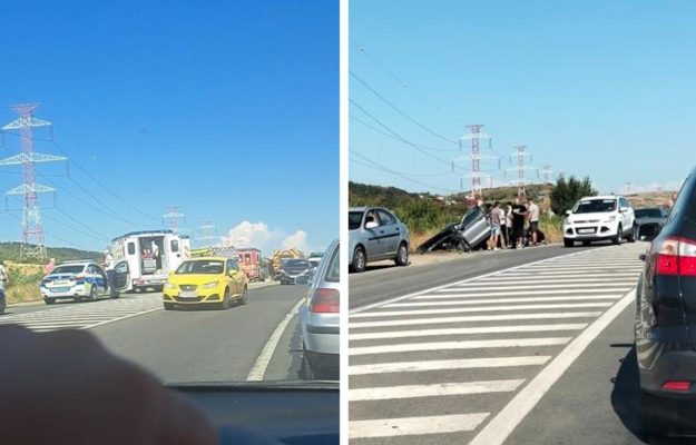 accident pe varianta apahida toate victimele trei copii si o femeie sunt in stare grava doua fetite au fost resuscitate