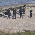 fragment de drona descoperit in zona plajei tuzla scafandri de lupta eod trimisi pentru evaluarea pirotechnica