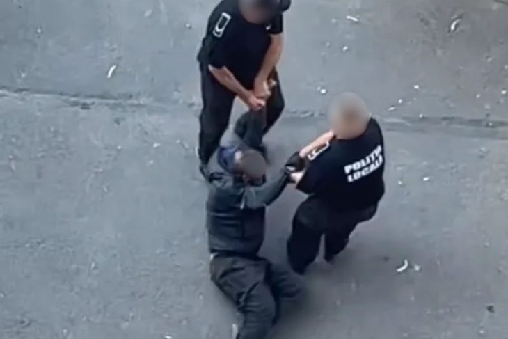 video imagini socante din cluj napoca un barbat este tarit pe asfalt de politistii locali pana la autospeciala ipj a deschis o ancheta penala