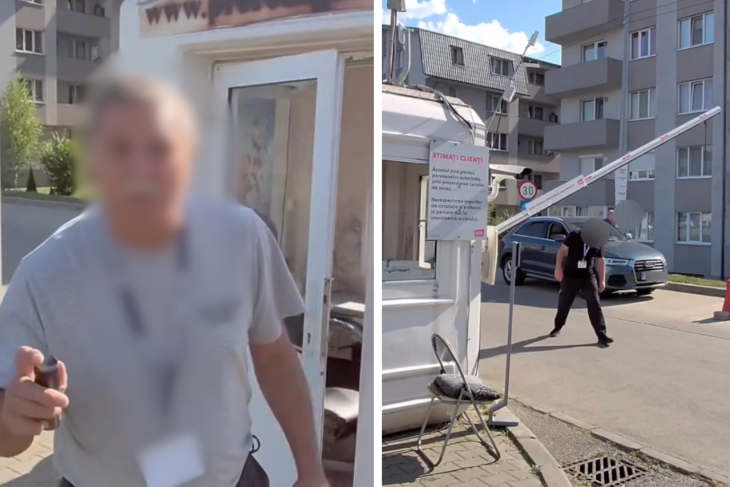 video scandal imens intre doi influenceri celebri din cluj si un agent de securitate nu lovesc eu cu pumnul dar am dreptul sa folosesc spay ul