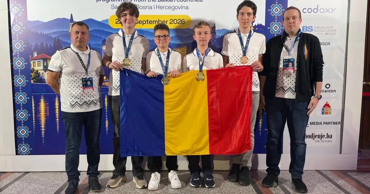 România câștigă aur la Balcaniada de Informatică pentru Juniori