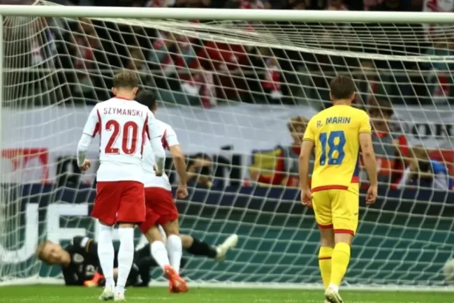 Polonia zdrobește România 5-0 în Liga Națiunilor, în 10 oameni