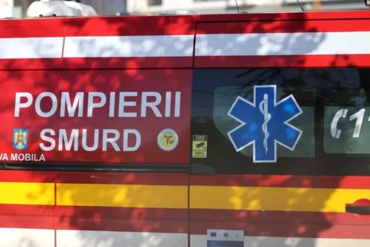 Tragedie în Galați: patru persoane au murit după ce trenul a lovit o autoutilitară
