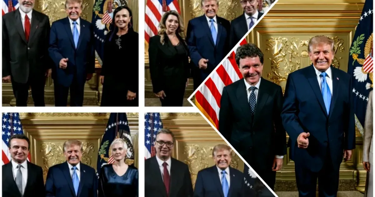 Trump, acuzat de ceară după pozele cu liderii balcanici